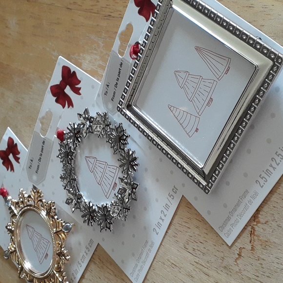 NWT Bundle of 3 Picture Frame Ornaments P100 - Picture 6 of 11